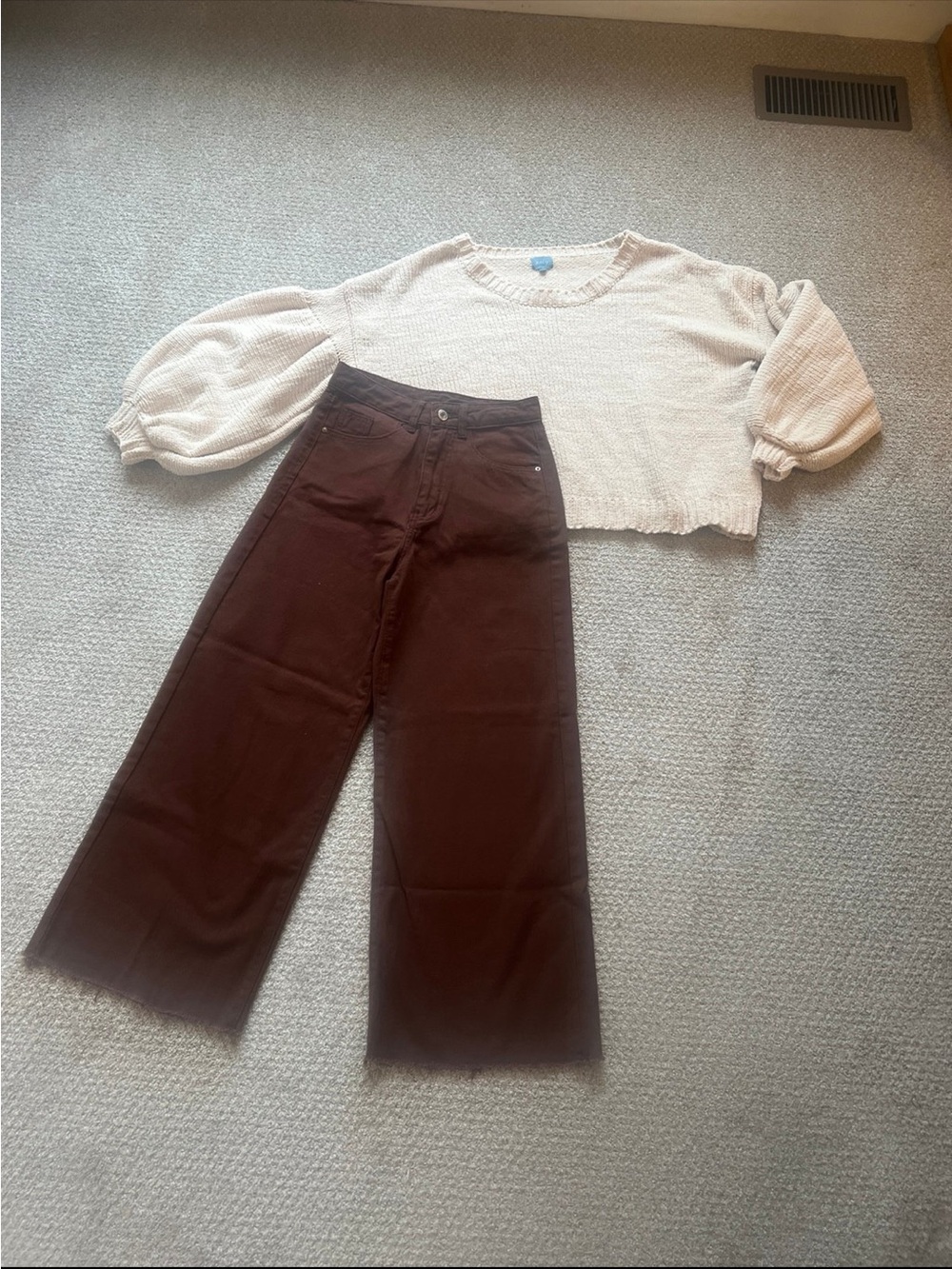Neely Sweater & SHEIN Jeans